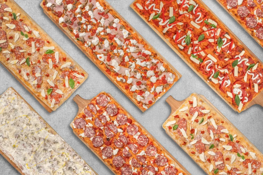 Pizza alla pala prostokątna w Krakowie na ul Skośnej